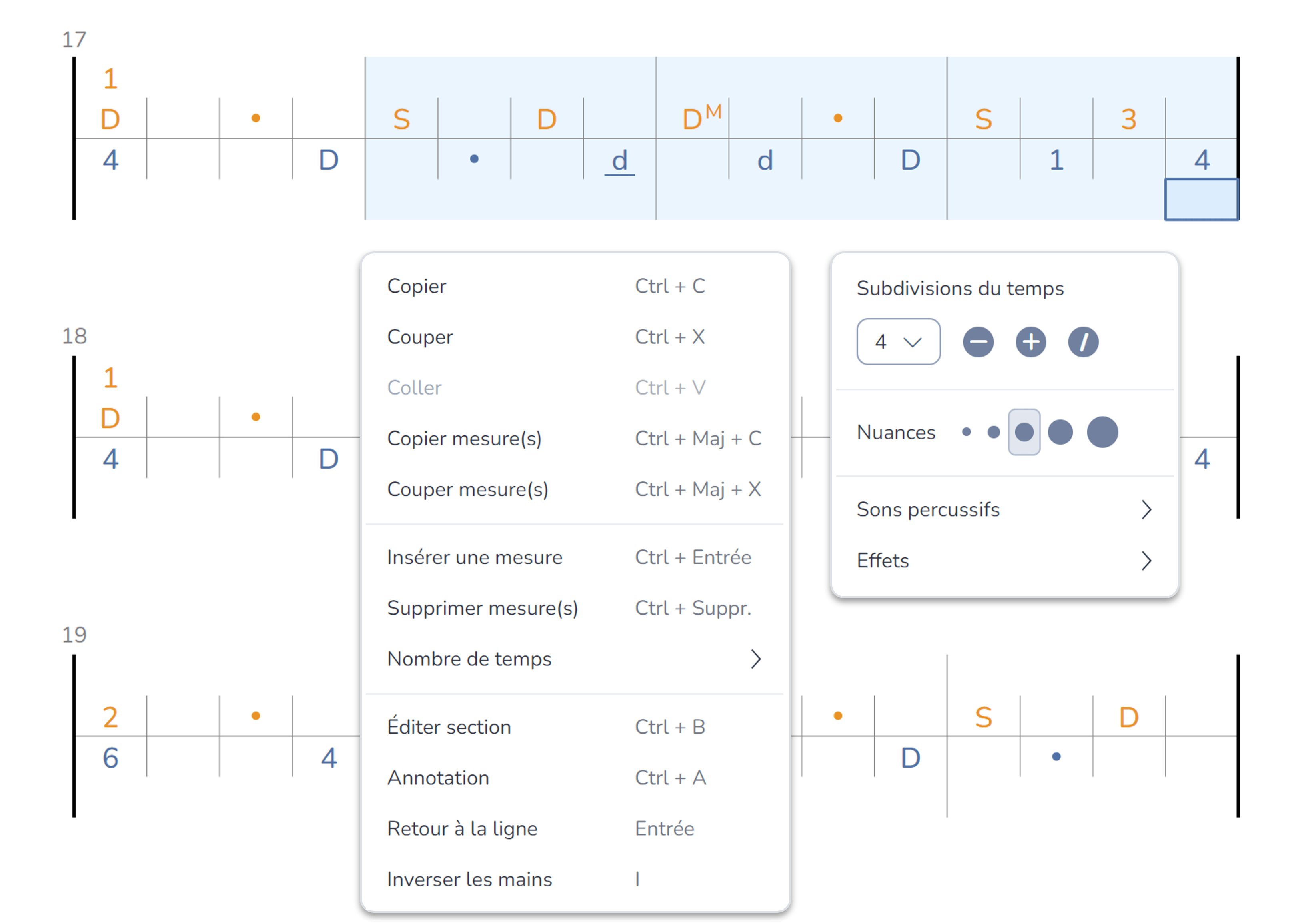 Tablature editor